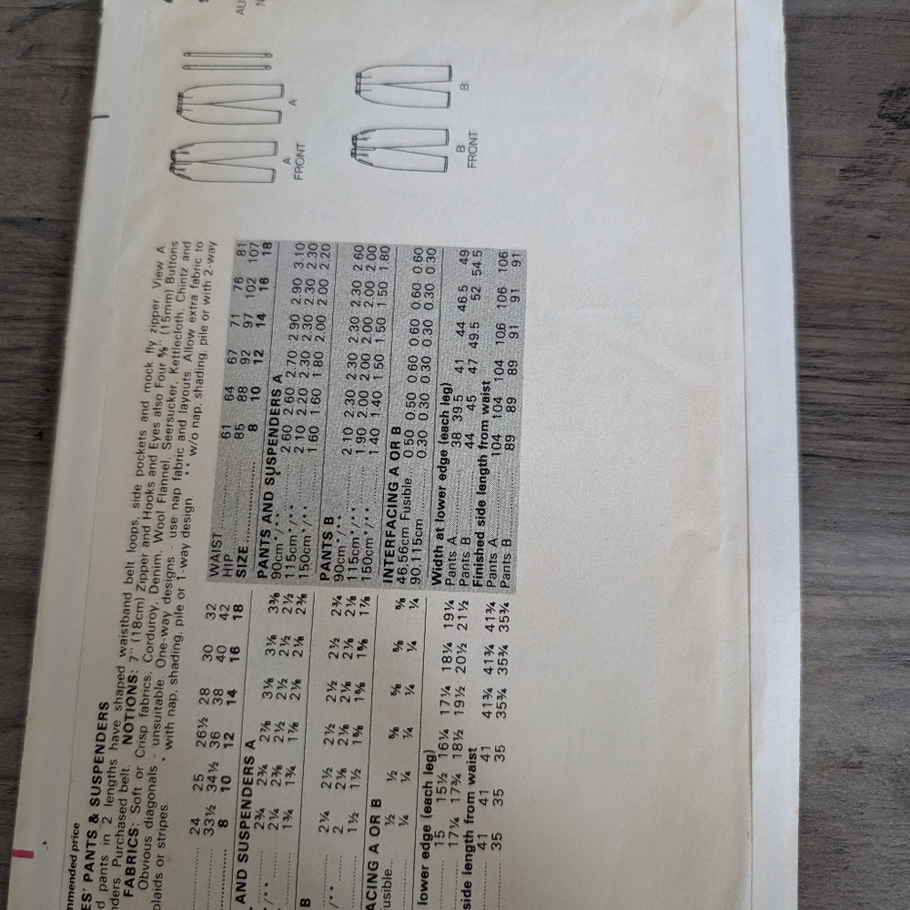 Butterick Pattern - Picture 2 of 2